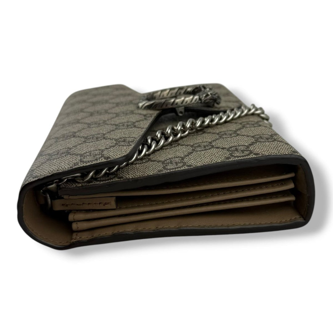 Gucci GG Dionysus Beige Wallet on chain Handbag - Lux Central
