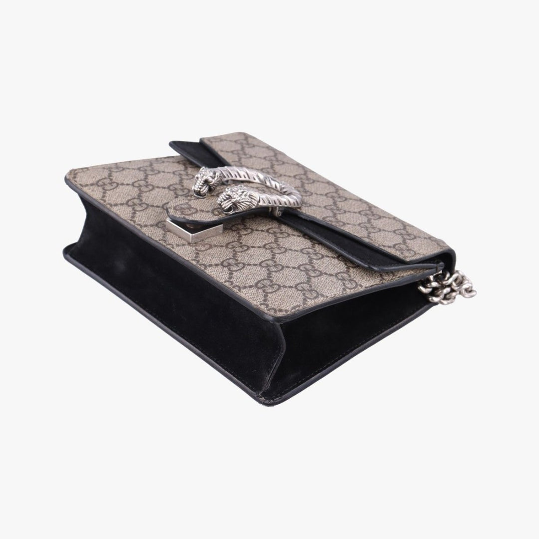 Gucci GG Dionysus Beige/Black Mini Handbag - Lux Central