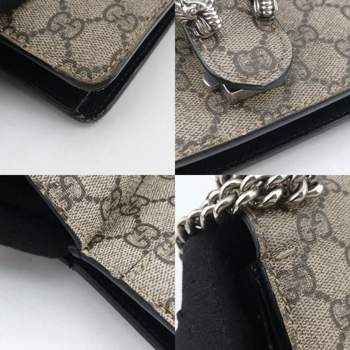 Gucci GG Dionysus Beige/Black Mini Handbag - Lux Central