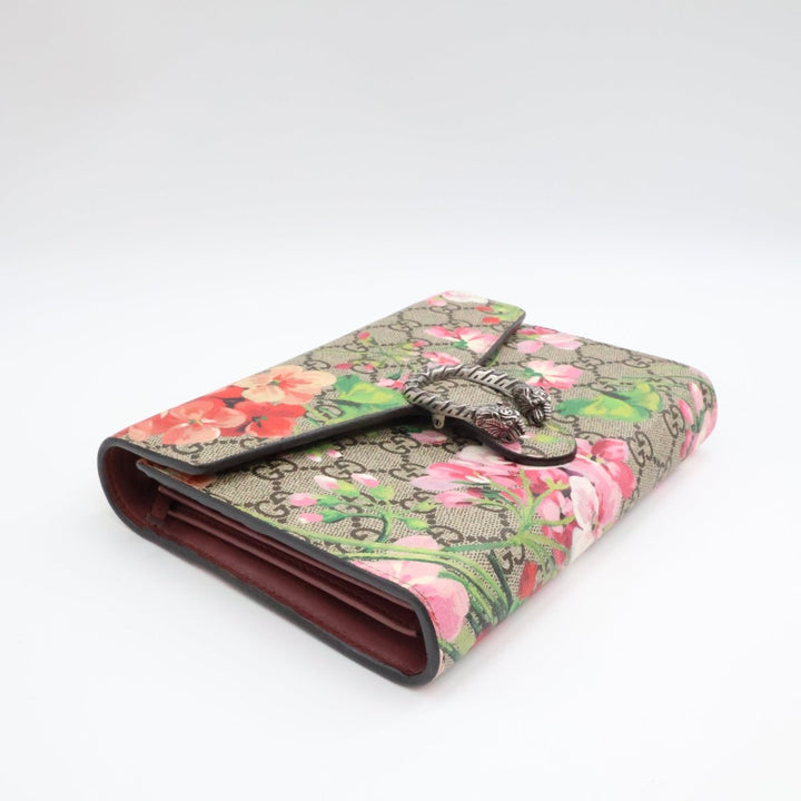 Gucci GG Dionysus Beige/Pink Bloom Wallet on chain Handbag - Lux Central