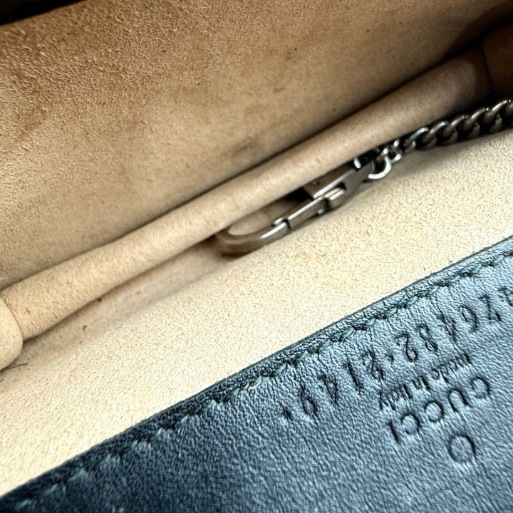 Gucci GG Dionysus Black Velvet Super Mini Handbag - Lux Central