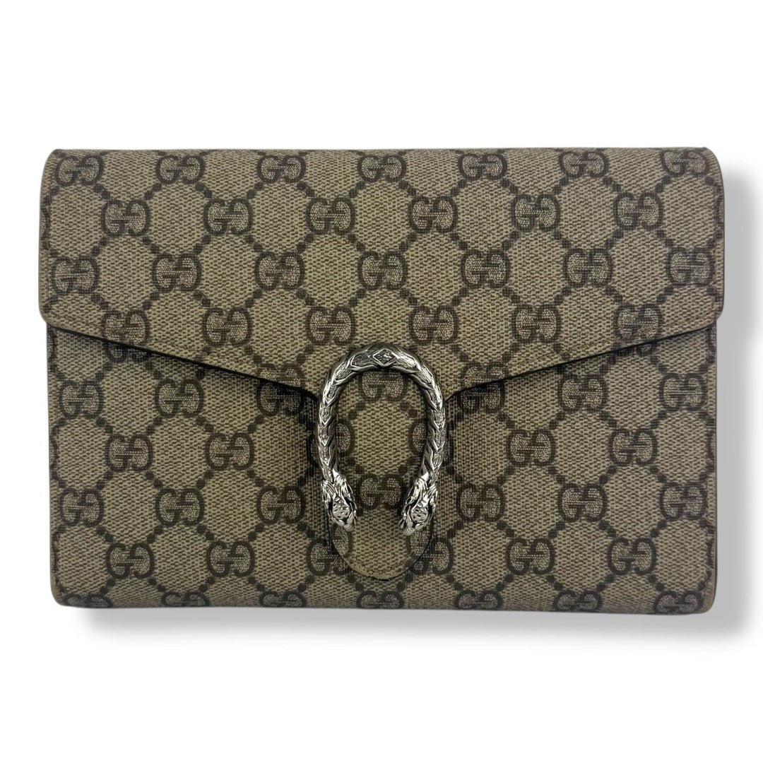 Gucci GG Dionysus Chain Wallet Beige Handbag - Lux Central