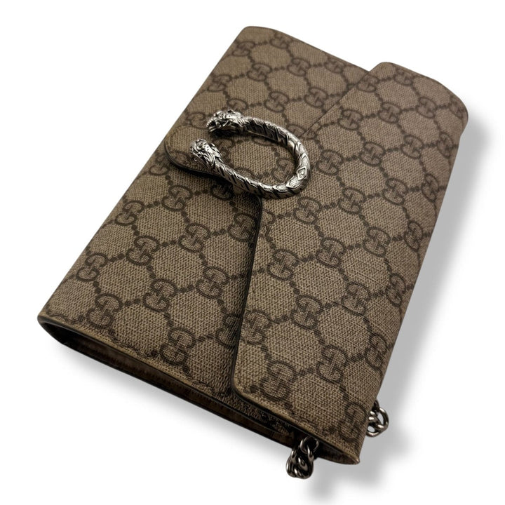Gucci GG Dionysus Chain Wallet Beige Handbag - Lux Central