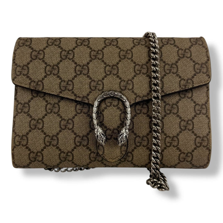 Gucci GG Dionysus Chain Wallet Beige Handbag - Lux Central