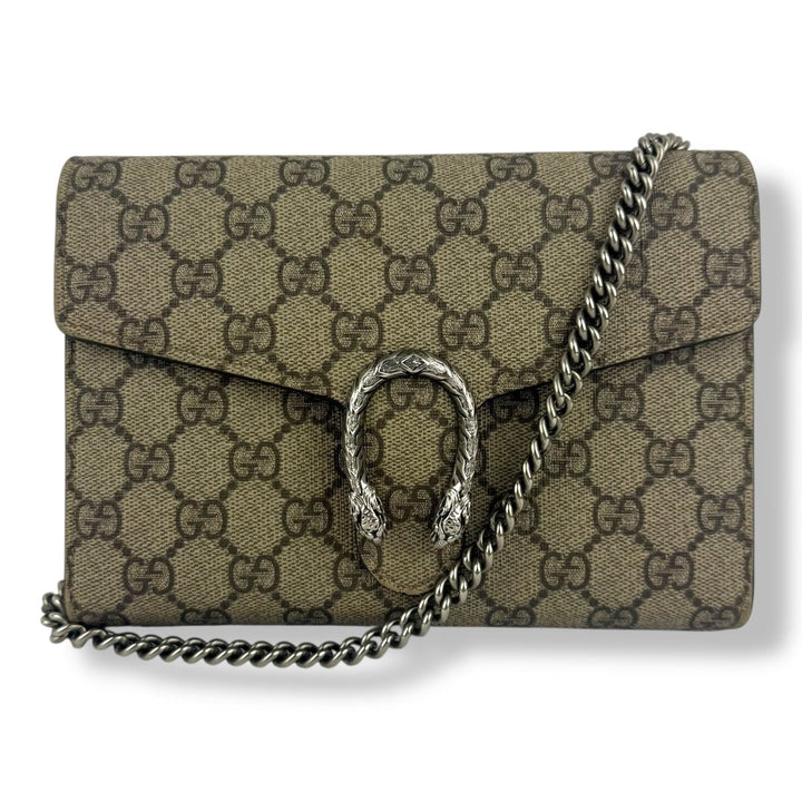 Gucci GG Dionysus Chain Wallet Beige Handbag - Lux Central