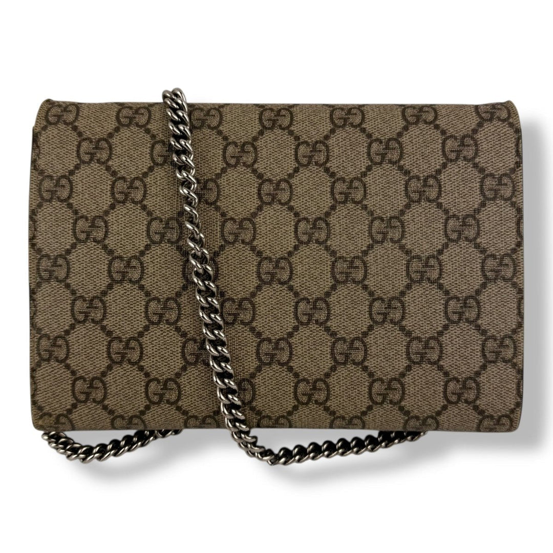 Gucci GG Dionysus Chain Wallet Beige Handbag - Lux Central