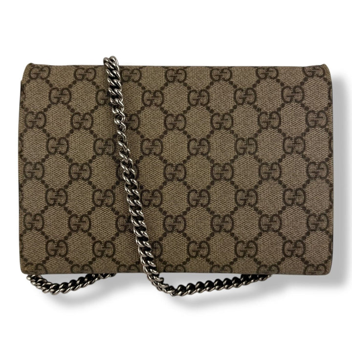 Gucci GG Dionysus Chain Wallet Beige Handbag - Lux Central