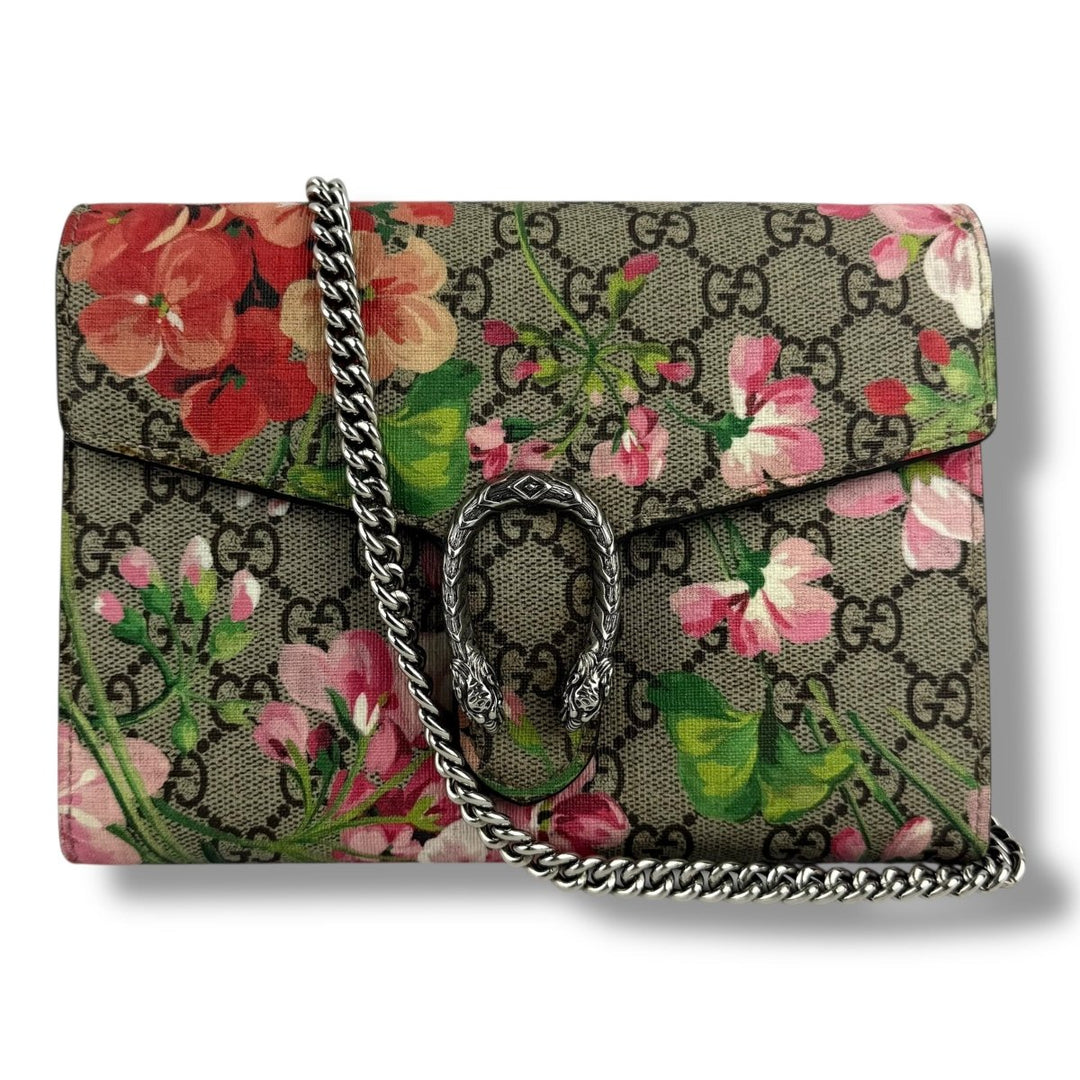 Gucci GG Dionysus Chain Wallet Bloom Handbag - Lux Central