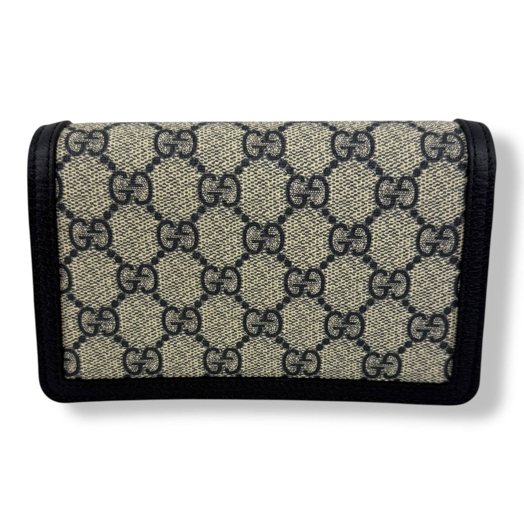 Gucci GG Dionysus Navy/Beige Super Mini Handbag - Lux Central