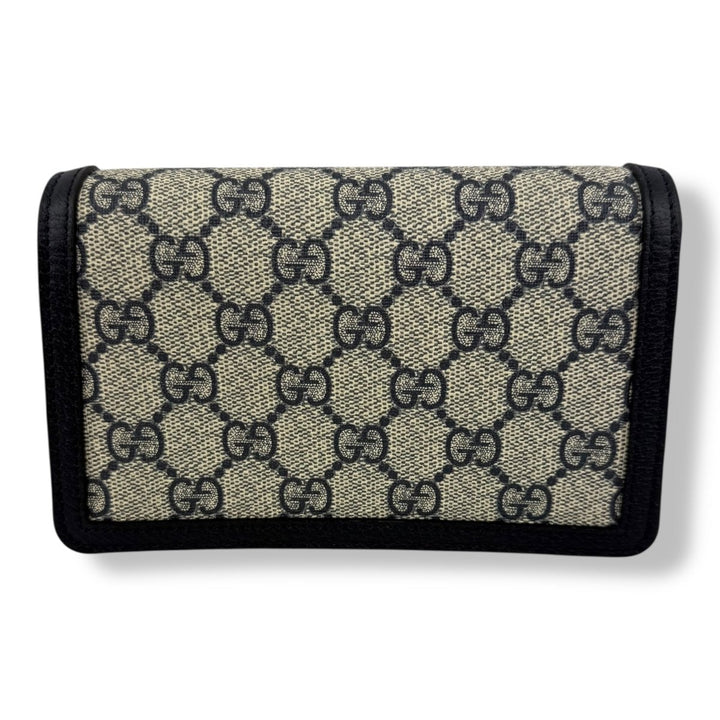 Gucci GG Dionysus Navy/Beige Super Mini Handbag - Lux Central