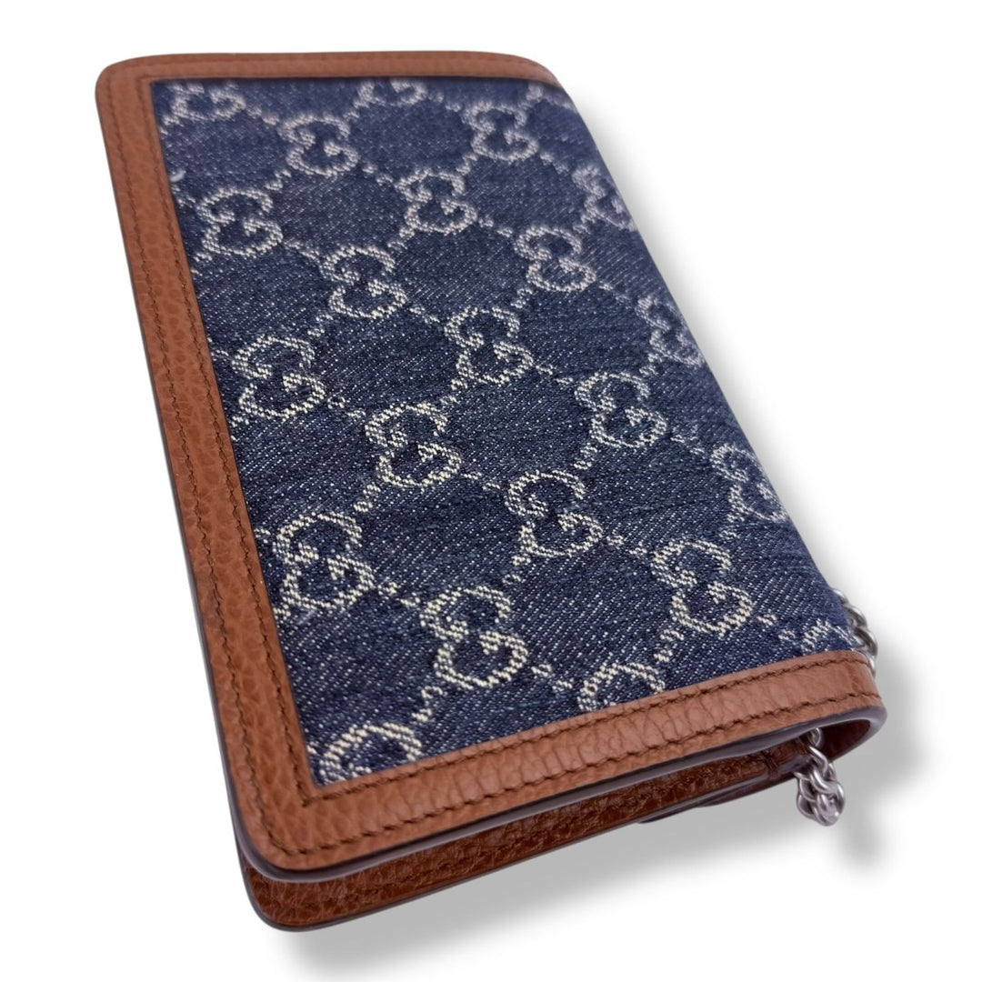 Gucci GG Dionysus Navy/Brown Super Mini Handbag - Lux Central
