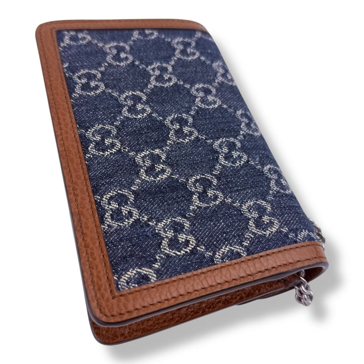 Gucci GG Dionysus Navy/Brown Super Mini Handbag - Lux Central