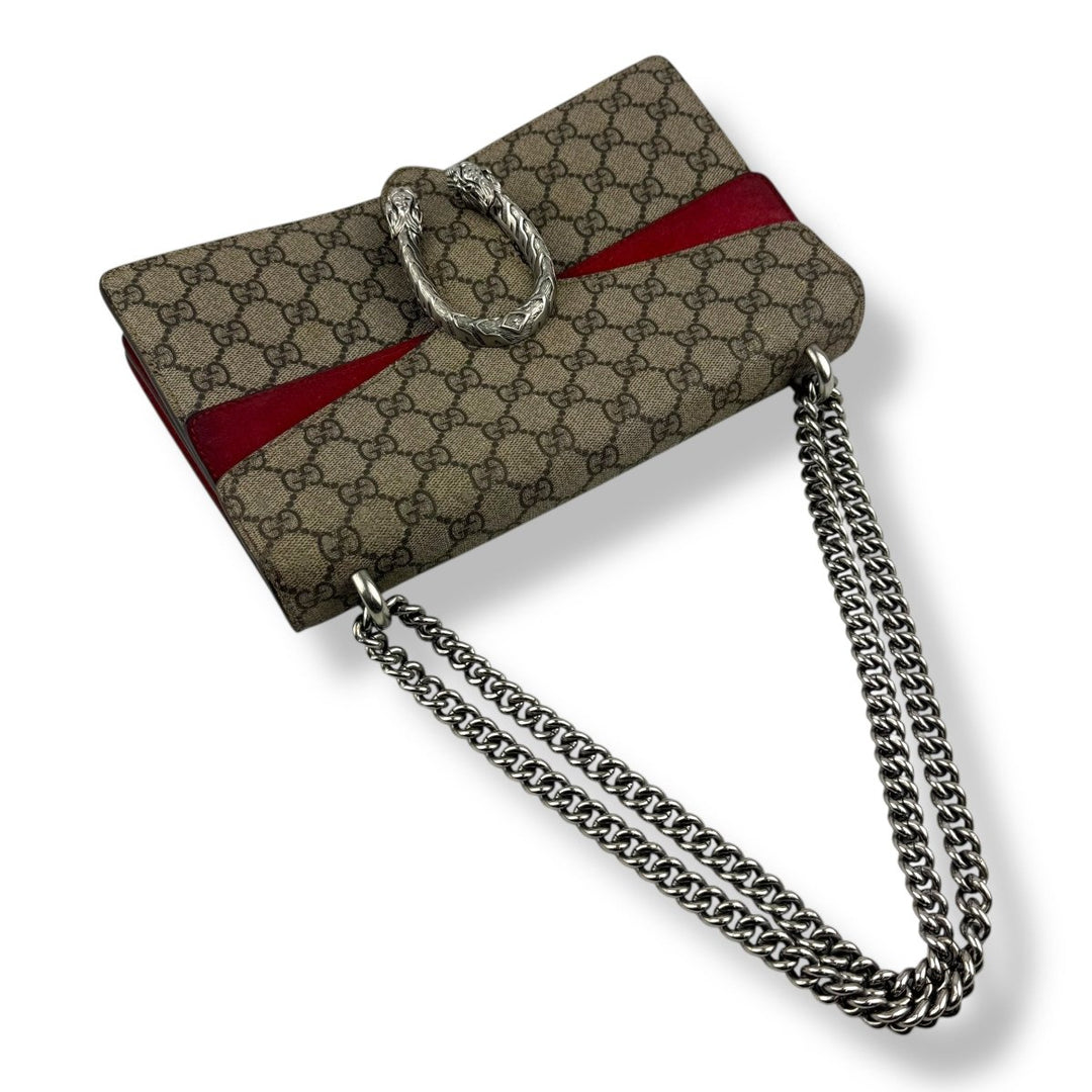 Gucci GG Dionysus Small Beige/Red Handbag - Lux Central