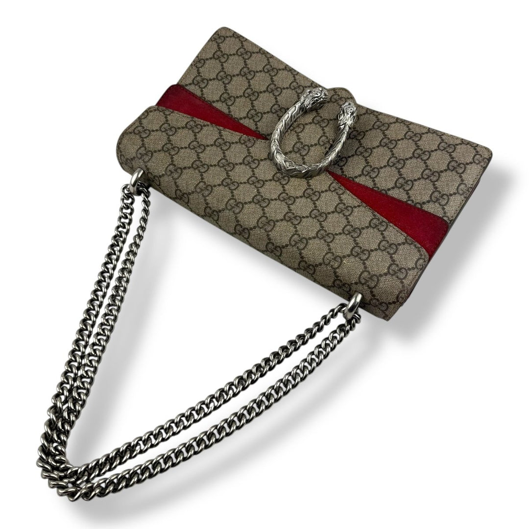 Gucci GG Dionysus Small Beige/Red Handbag - Lux Central