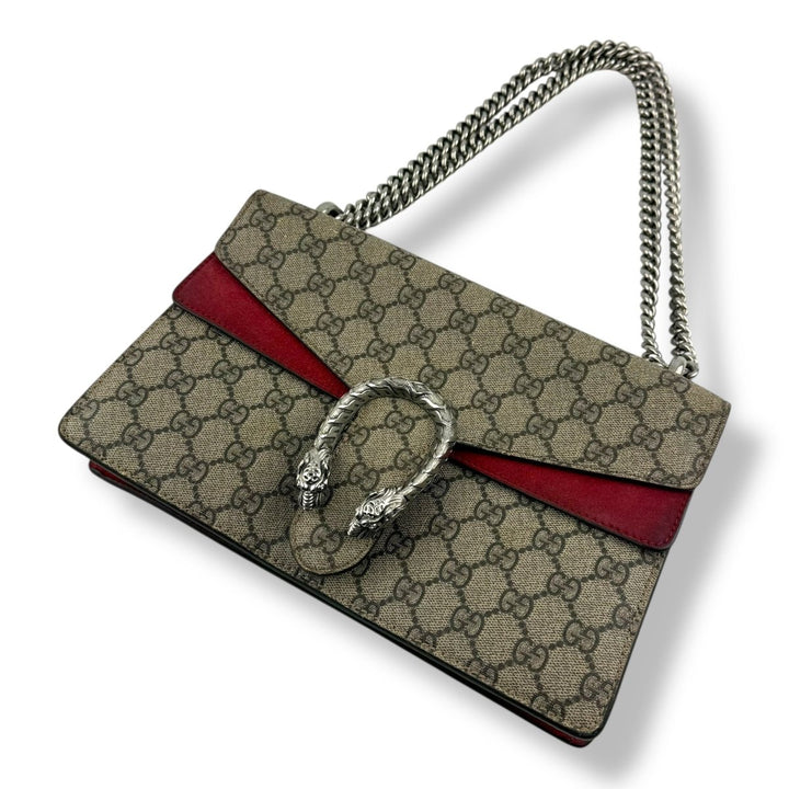 Gucci GG Dionysus Small Beige/Red Handbag - Lux Central