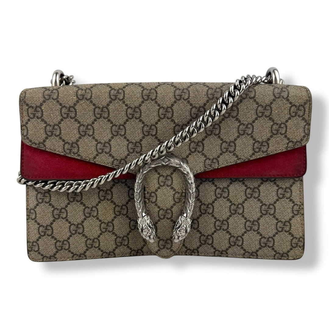 Gucci GG Dionysus Small Beige/Red Handbag - Lux Central