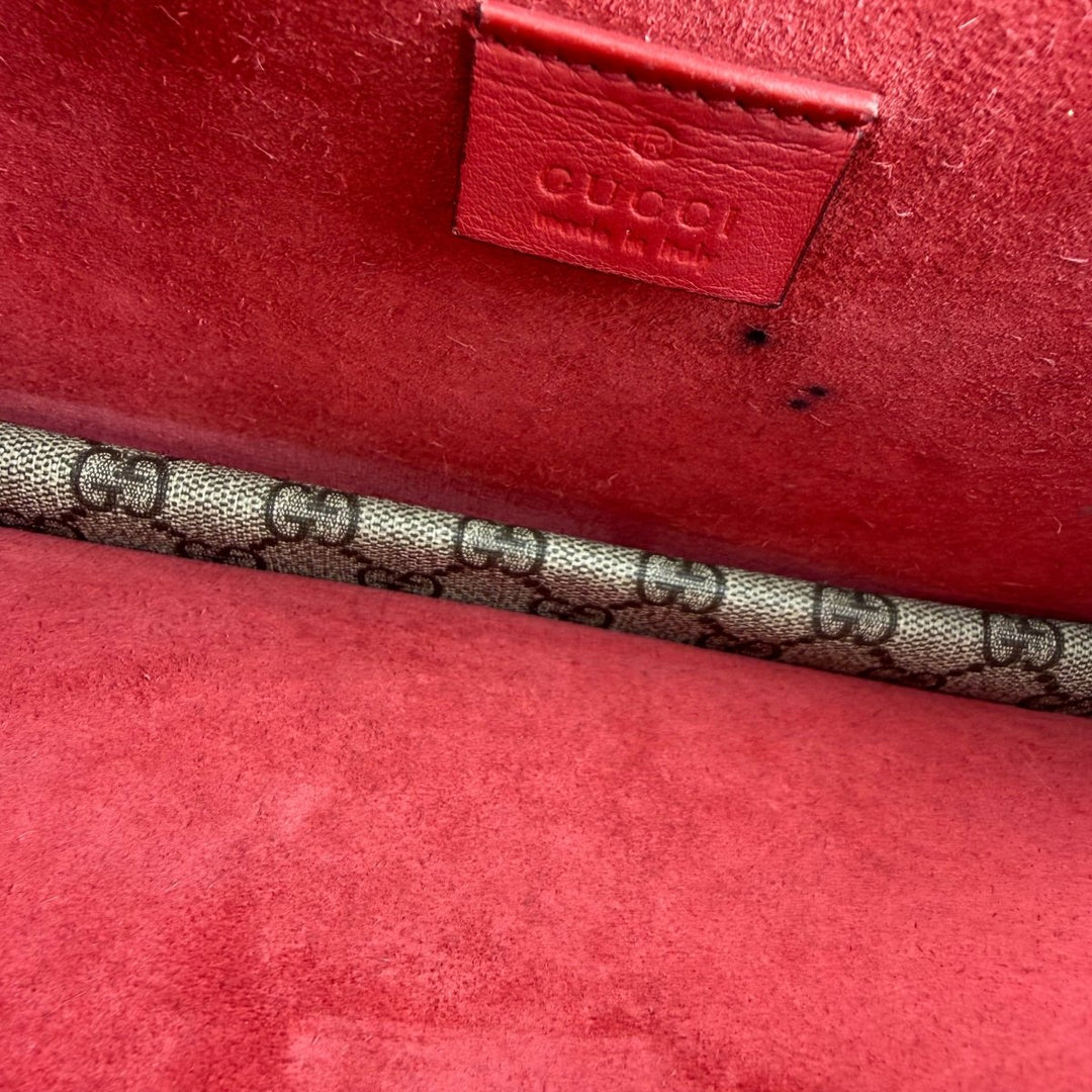 Gucci GG Dionysus Small Beige/Red Handbag - Lux Central