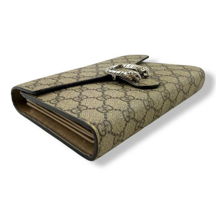 Gucci GG Dionysus Wallet On Chain Beige Handbag - Lux Central