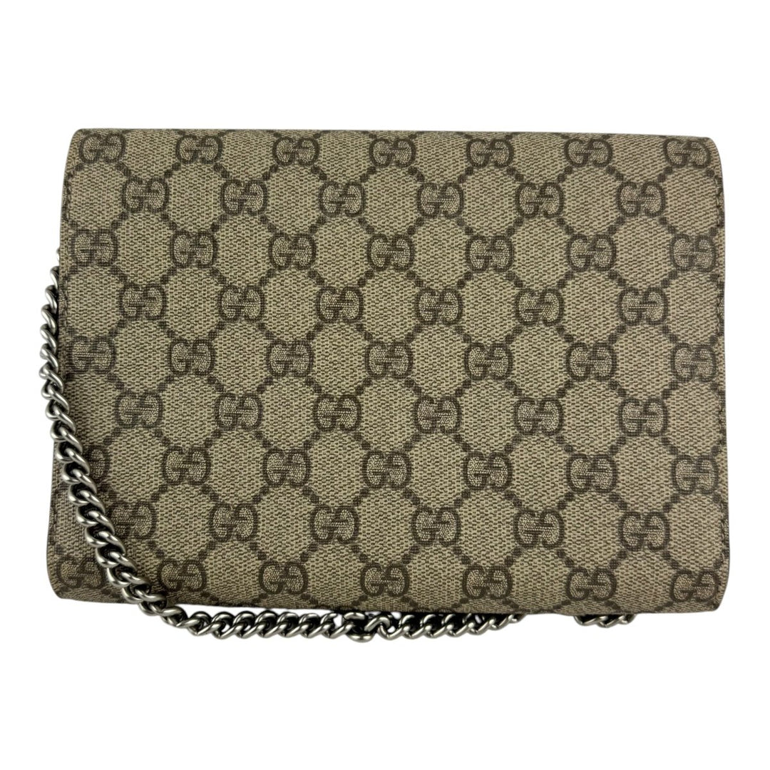 Gucci GG Dionysus Wallet On Chain Beige Handbag - Lux Central