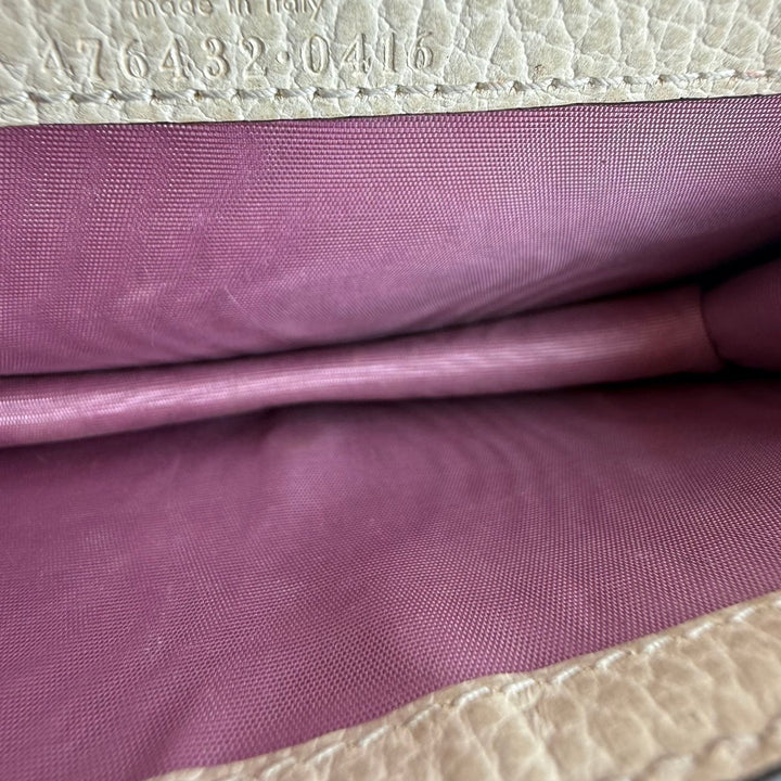 Gucci GG Dionysus White Leather Super Mini Handbag - Lux Central