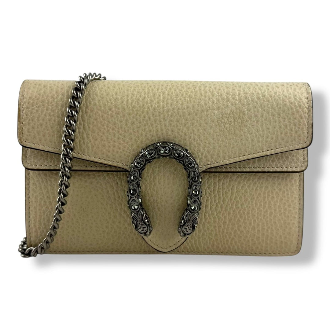 Gucci GG Dionysus White Super Mini Handbag - Lux Central