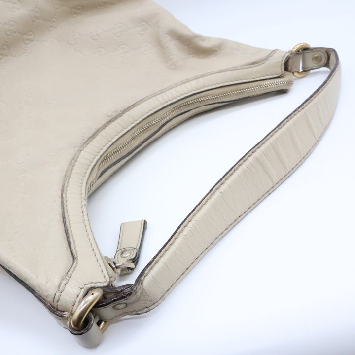 Gucci GG Guccissima Shoulder Beige Abbey D-Ring Tote Handbag - Lux Central