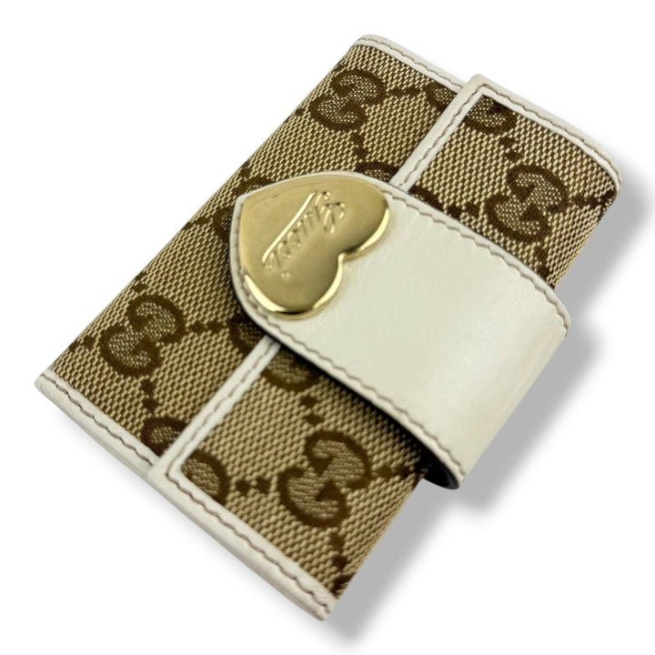 Gucci GG Heart Monogram 6 Key Holder - Lux Central