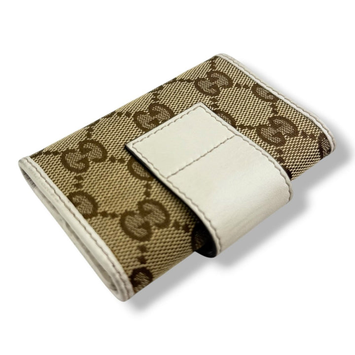 Gucci GG Heart Monogram 6 Key Holder - Lux Central