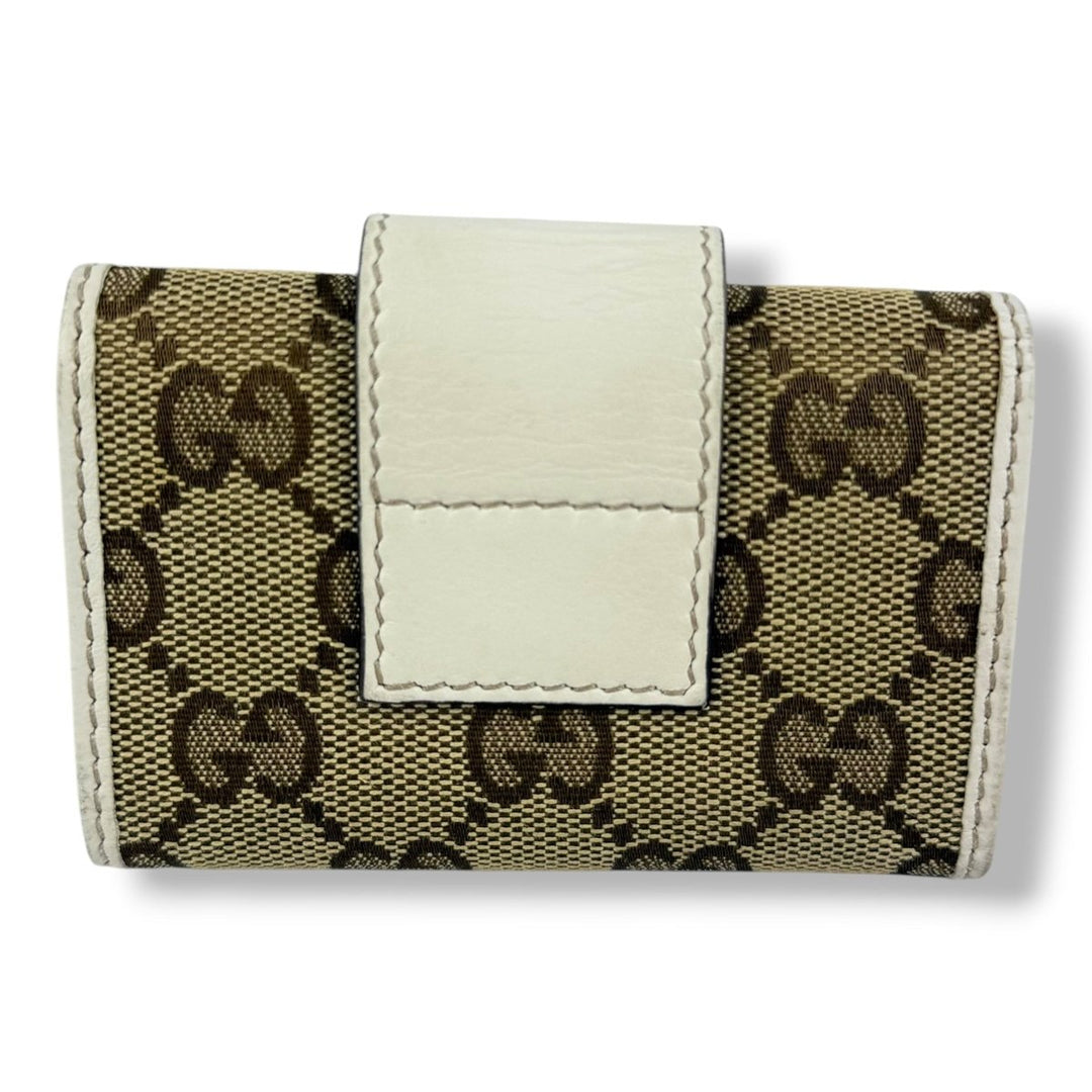 Gucci GG Heart Monogram 6 Key Holder - Lux Central