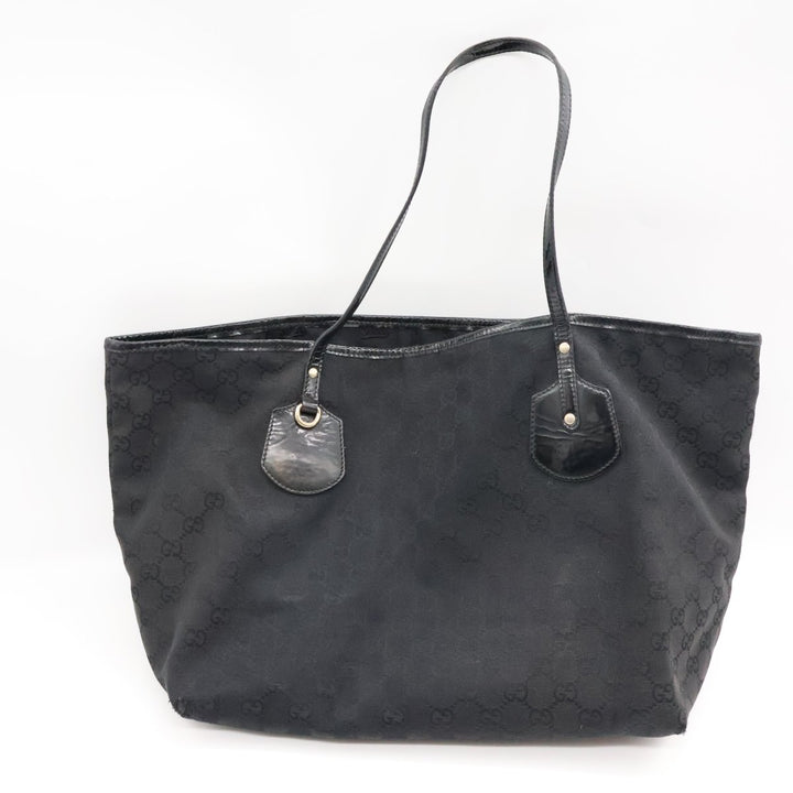 Gucci GG Jolie Black Monogram Tote Handbag - Lux Central
