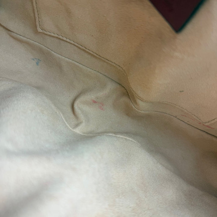 Gucci GG Marmont Beige/Red Leather Small Handbag - Lux Central