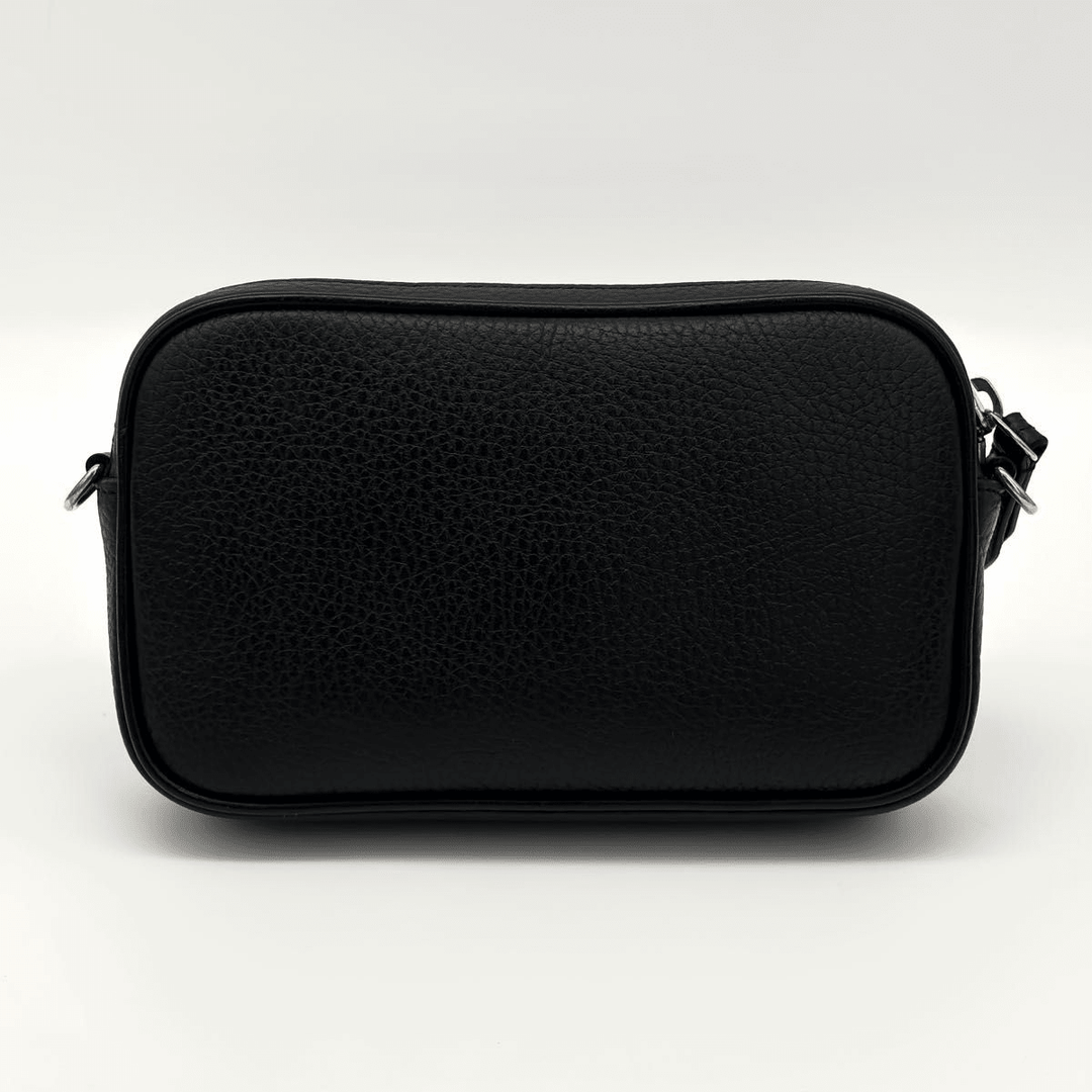 Gucci GG Marmont Black Leather Mini Camera Handbag - Lux Central