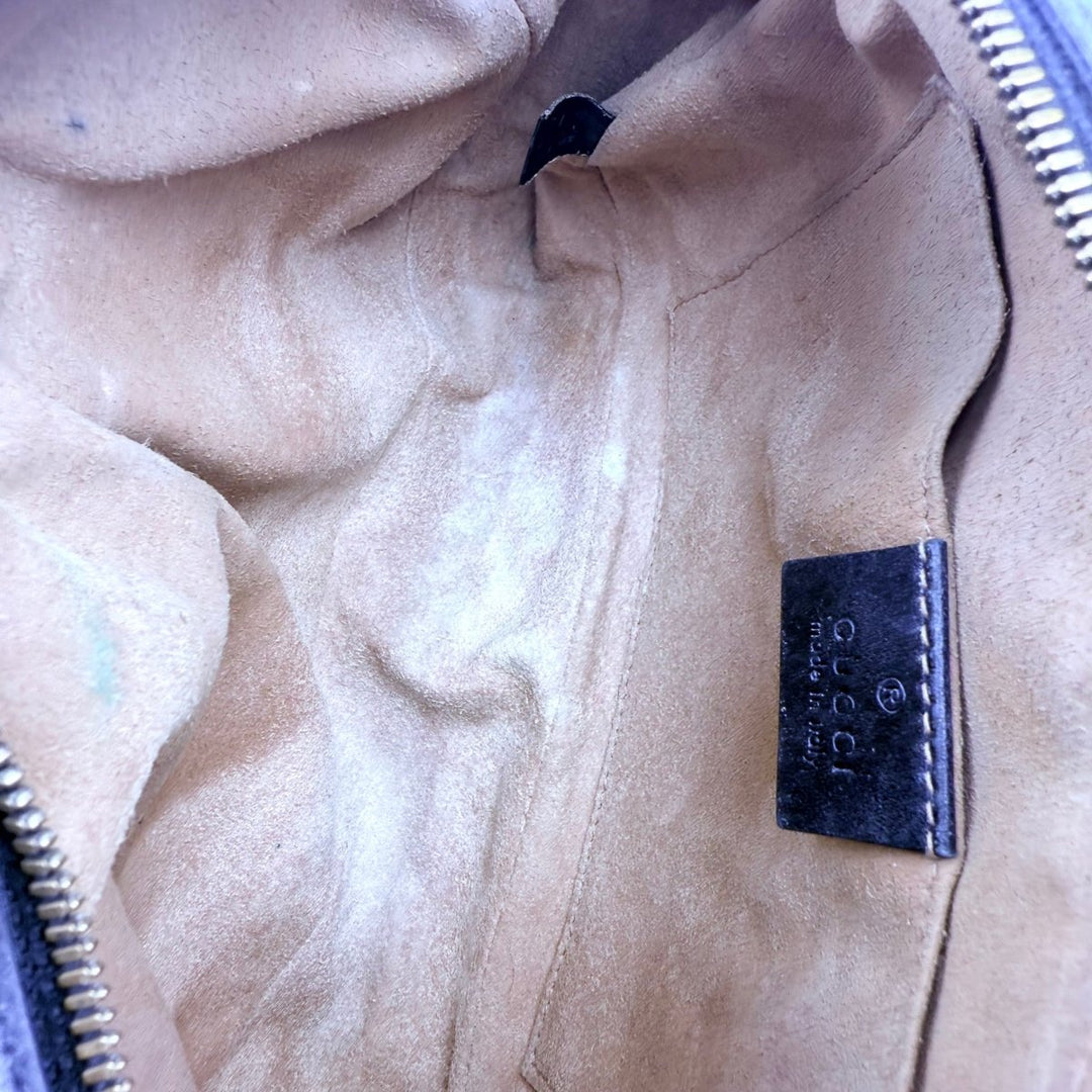 Gucci GG Marmont Black Leather Small Handbag - Lux Central