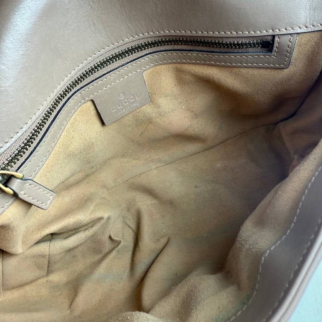 Gucci GG Marmont Dusty Pink Leather Small Handbag - Lux Central