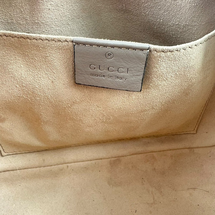 Gucci GG Marmont Dusty Pink Leather Small Handbag - Lux Central