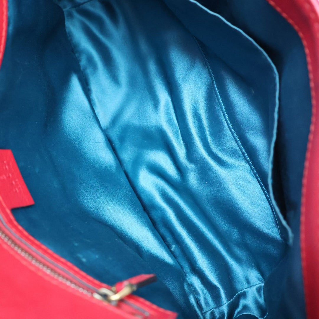 Gucci GG Marmont Large Flap Red Velvet Handbag - Lux Central