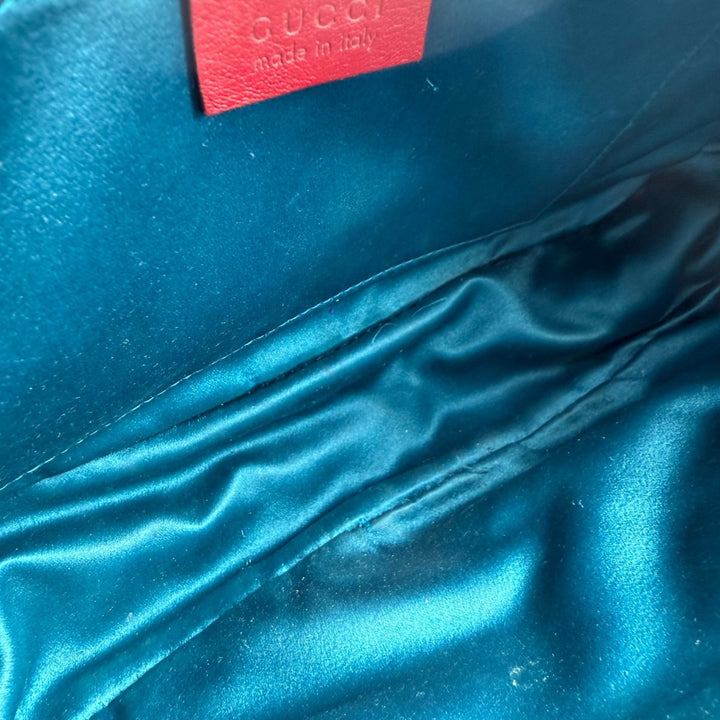 Gucci GG Marmont Red Velvet Small Handbag - Lux Central
