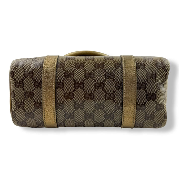 Gucci GG Mini Joy Boston Gold Handbag - Lux Central