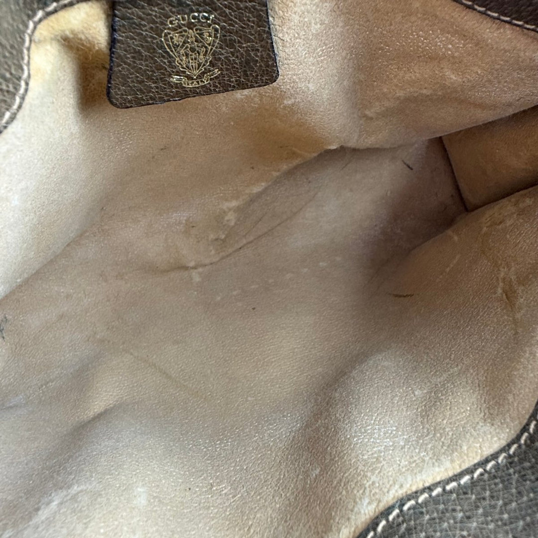 Gucci GG Monogram Beige Clutch Pouch Bag - Lux Central