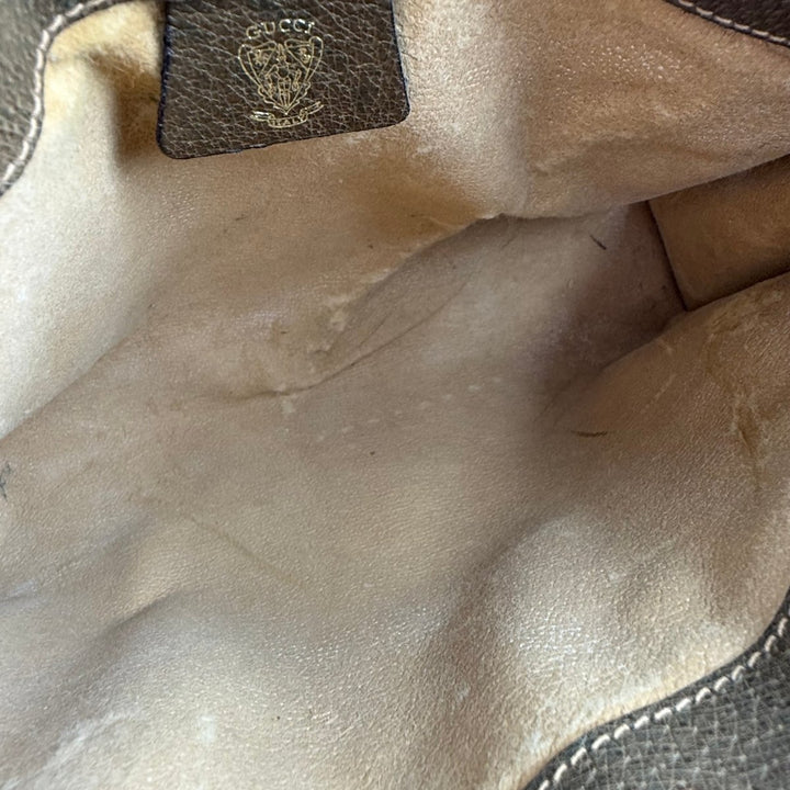 Gucci GG Monogram Beige Clutch Pouch Bag - Lux Central