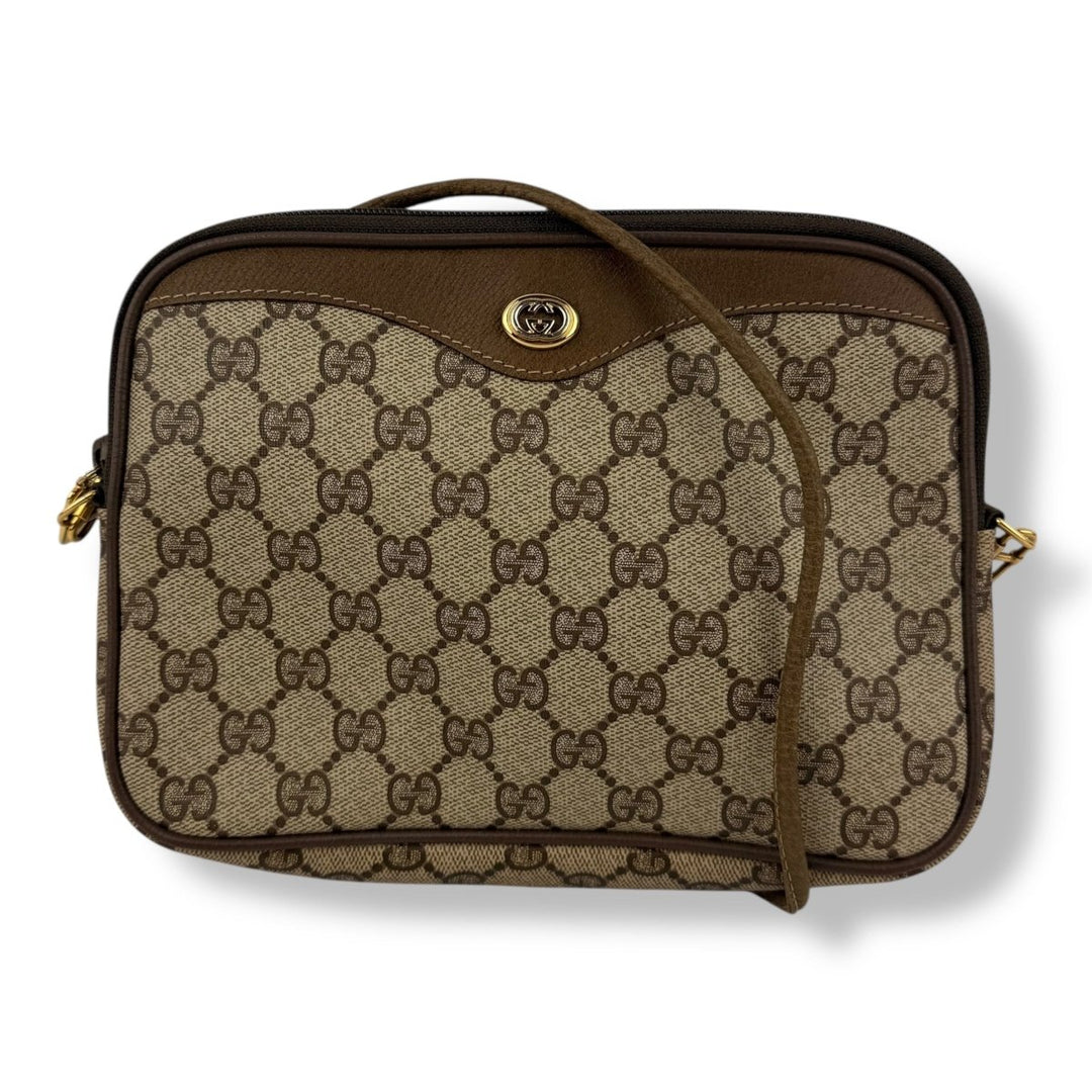 Gucci GG Monogram Beige Crossbody Bag - Lux Central