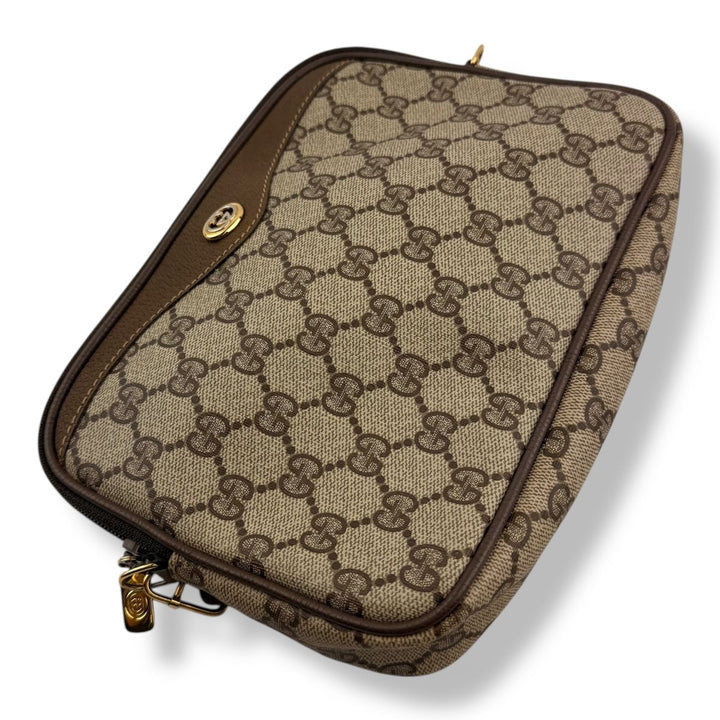 Gucci GG Monogram Beige Crossbody Bag - Lux Central