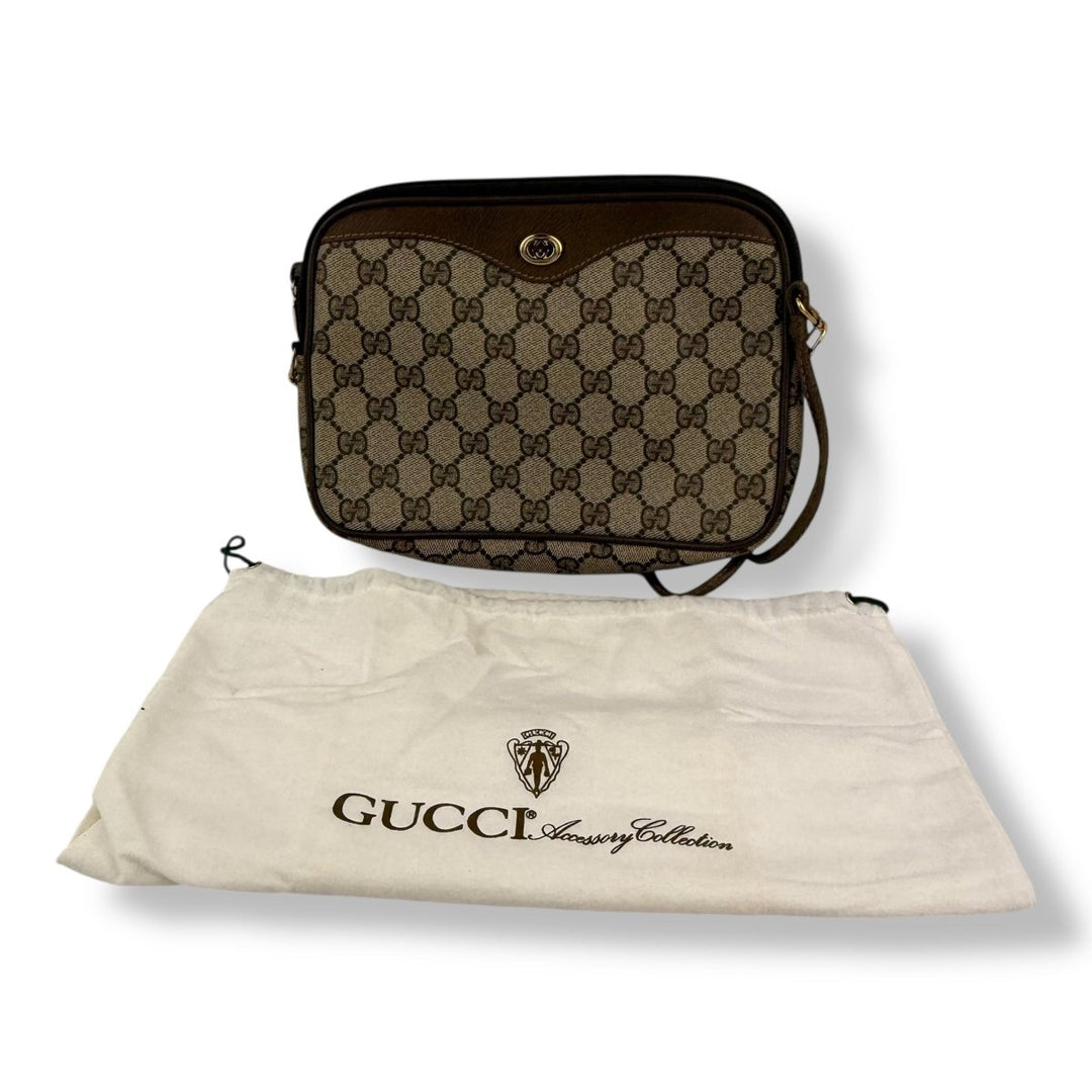 Gucci GG Monogram Beige Crossbody Bag - Lux Central
