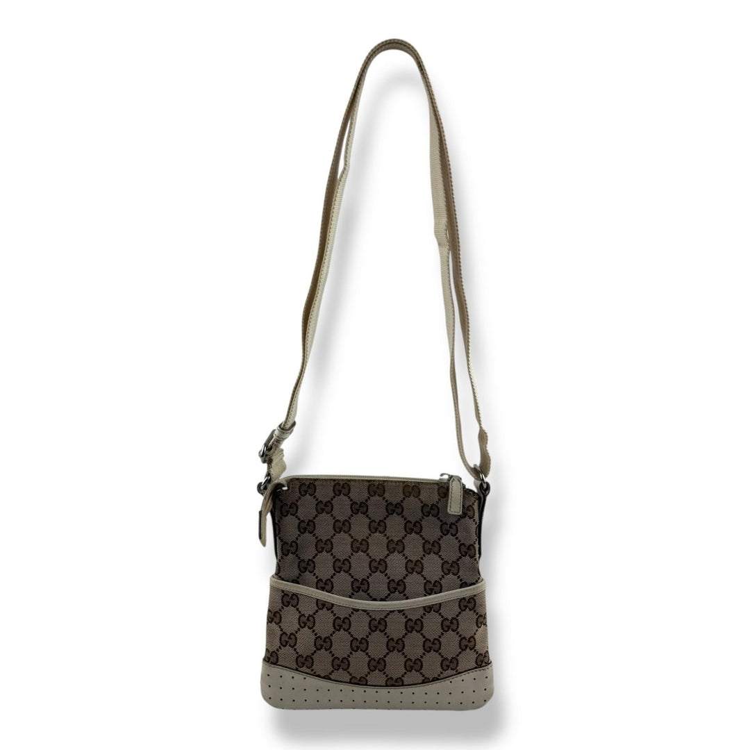 Gucci GG Monogram Beige Crossbody Bag - Lux Central