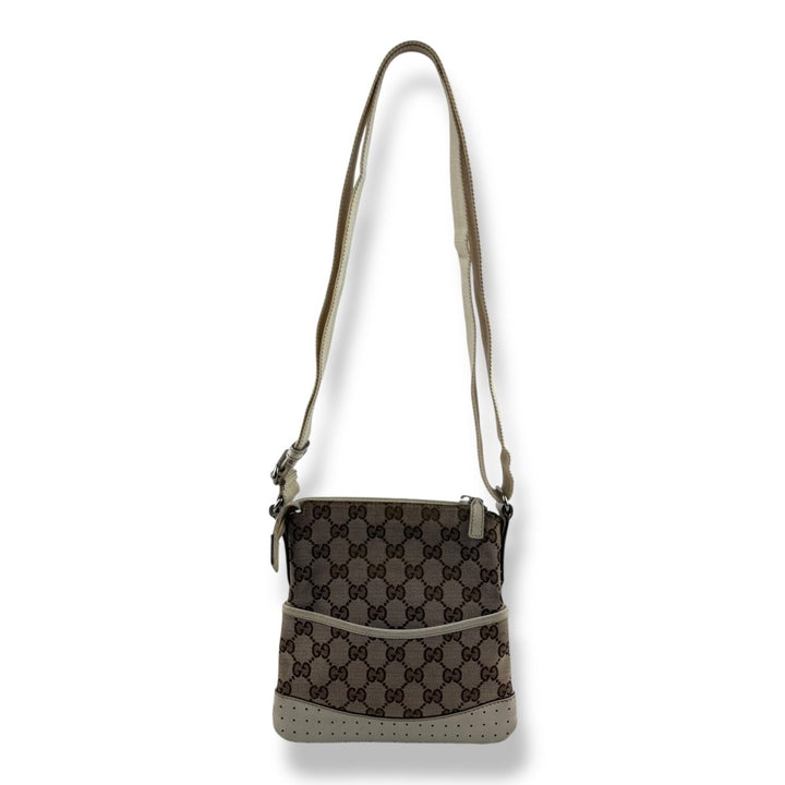 Gucci GG Monogram Beige Crossbody Bag - Lux Central