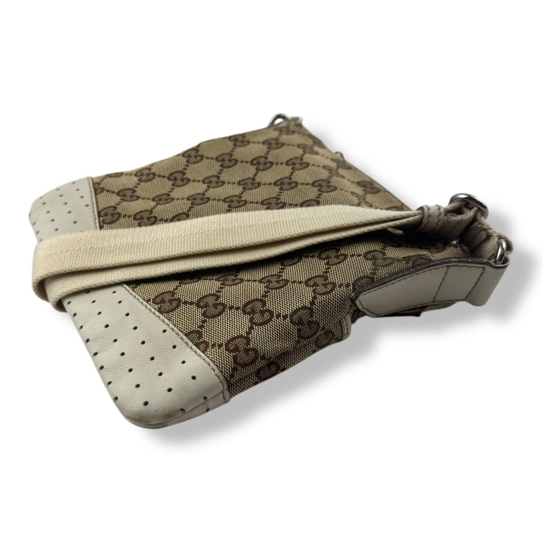 Gucci GG Monogram Beige Crossbody Bag - Lux Central