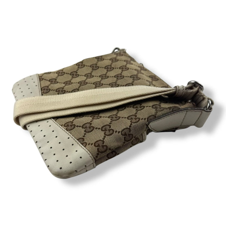 Gucci GG Monogram Beige Crossbody Bag - Lux Central