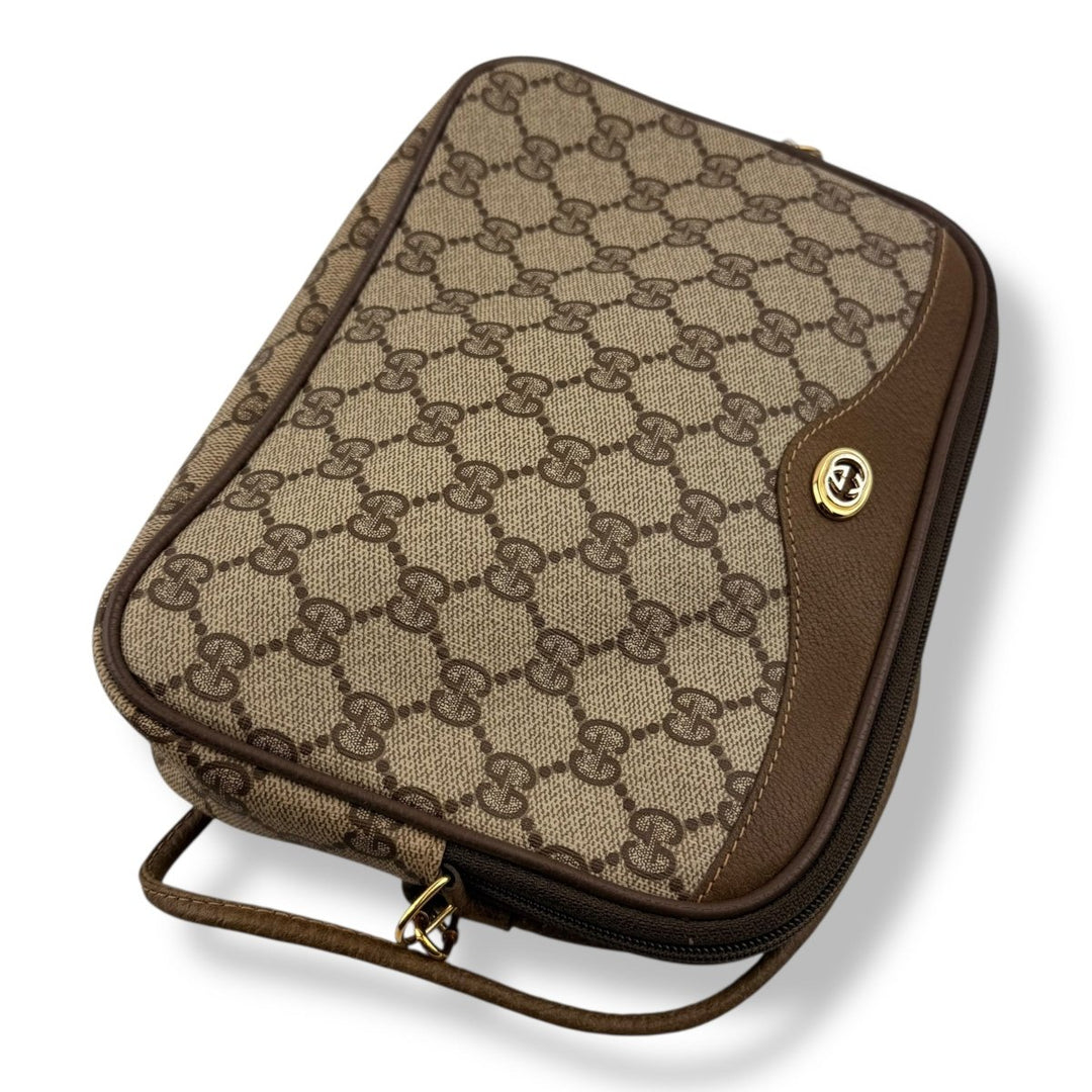 Gucci GG Monogram Beige Crossbody Bag - Lux Central