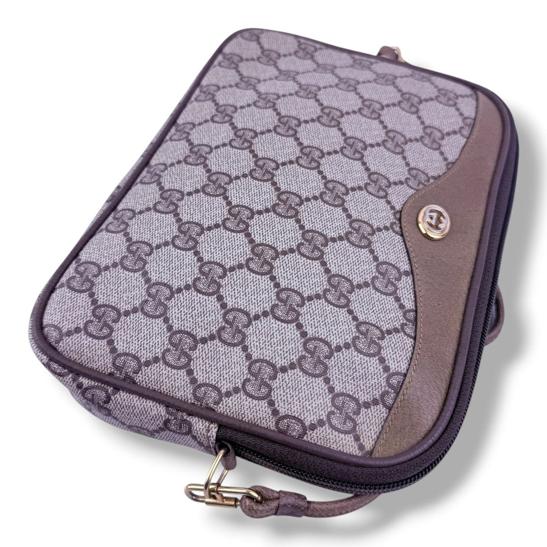Gucci GG Monogram Beige Shoulder Bag - Lux Central