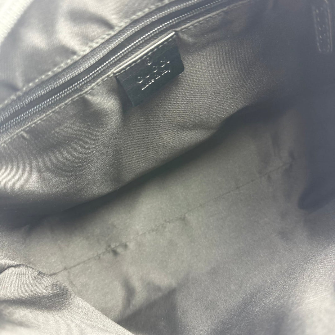 Gucci GG Monogram Black Hobo Shoulder Bag - Lux Central